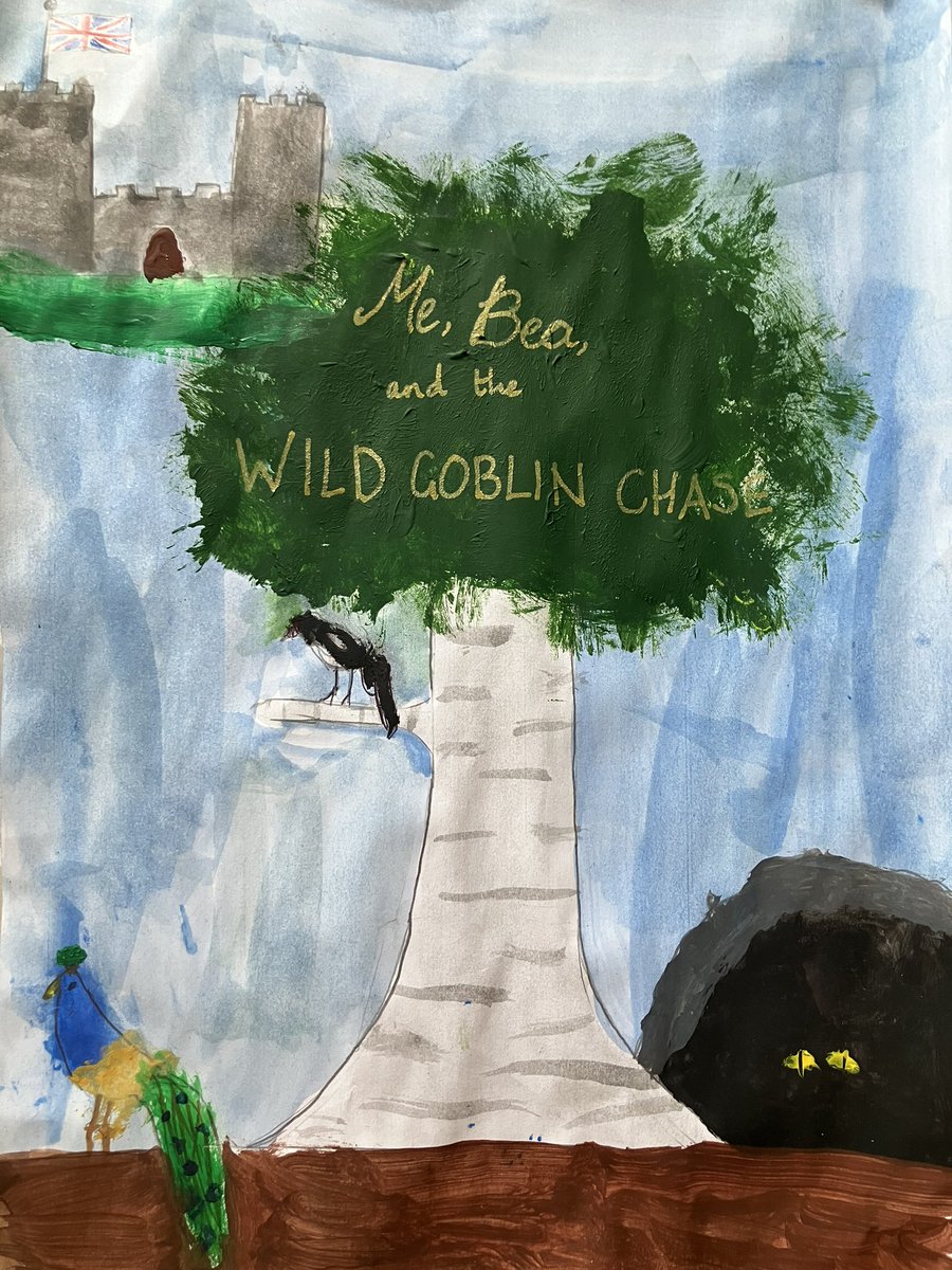 (Younger offspring also wanted to design a poster)

Shortlisted for Cheshire Novel Prize 2025

Warning: Fairies are real. Fairies are rude. Fairies are frightened of peacocks. Fairies may threaten to bite you then send you on a wild goblin chase. Beware.

#PosterPit #MG #F #CO #Q