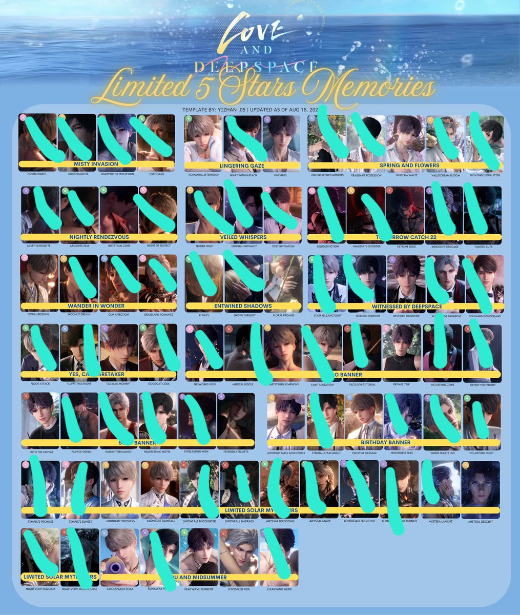 As of today, these are the LADS memoria cards I have. ✨️