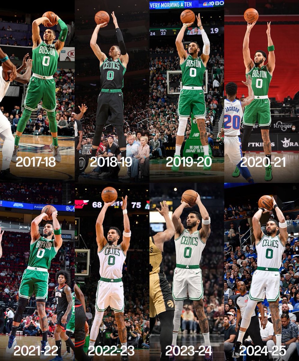 Jayson Tatum throughout the years