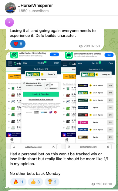 jhorsewhisperer's tweet photo. I don’t even work weekends.

Pis*ed up by 3 lengths.

1 bet, 1 winner  a little treat this morning.

Haven’t even tracked it, as I know some would be having a lie-in. Just a little extra cash.

We’re going to take over Twitter. https://t.co/DtlY93dbop