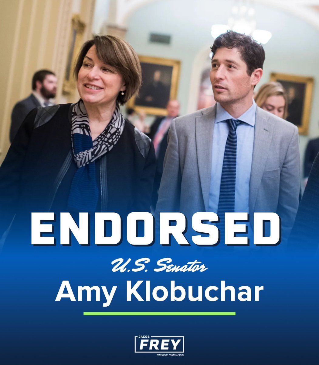 No one does a better job than <a href="/amyklobuchar/">Amy Klobuchar</a> of turning pragmatic progressive values into change that improves people's lives. I'm honored to count her as a supporter!