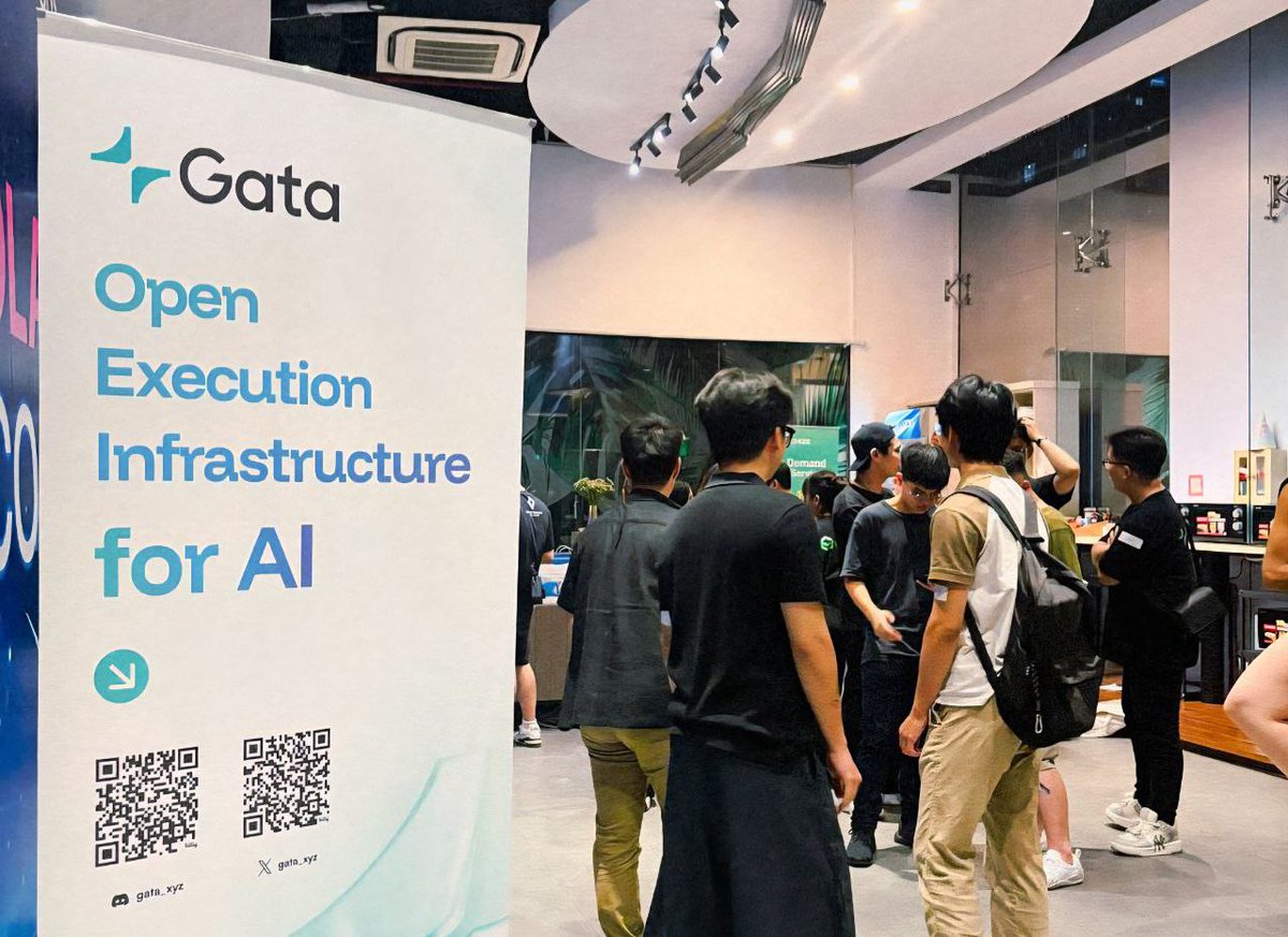 x_kasana's tweet photo. ''The future belongs to those who dare to build it''

Gata is revolutionizing the AI landscape with its innovative approach. We all know decentralized AI is the future, and Gata is at the forefront.

As we call it a day and give it a rest, let's raise a cup for the builders and developers at the forefront of @Gata_xyz ✨

Be like them. Be bold. Be a builder.