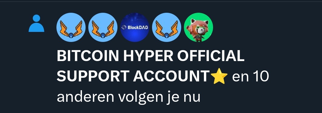 CryptoLeven 👑 (@cryptoleven) on Twitter photo Yo I just started following <a href="/BTC_Hyper2/">Bitcoin Hyper</a> and I immediately got followed by their support account, their official support account and their official official support account.
What a warm welcome. Never felt so at home instantly! Yo I just started following <a href="/BTC_Hyper2/">Bitcoin Hyper</a> and I immediately got followed by their support account, their official support account and their official official support account.
What a warm welcome. Never felt so at home instantly!