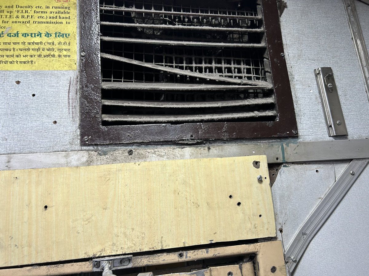 ankur_a55032's tweet photo. Travelling on 16 Aug 2025 from Amritsar to Haridwar with my 1 yr old baby (PNR: 2437077465). The coach is filthy, seats torn, washroom unusable — a complete nightmare. This is what taxpayers get? @AshwiniVaishnaw @RailMinIndia do you ever travel in these trains? #IndianRailways https://t.co/QXm2wYmIQh