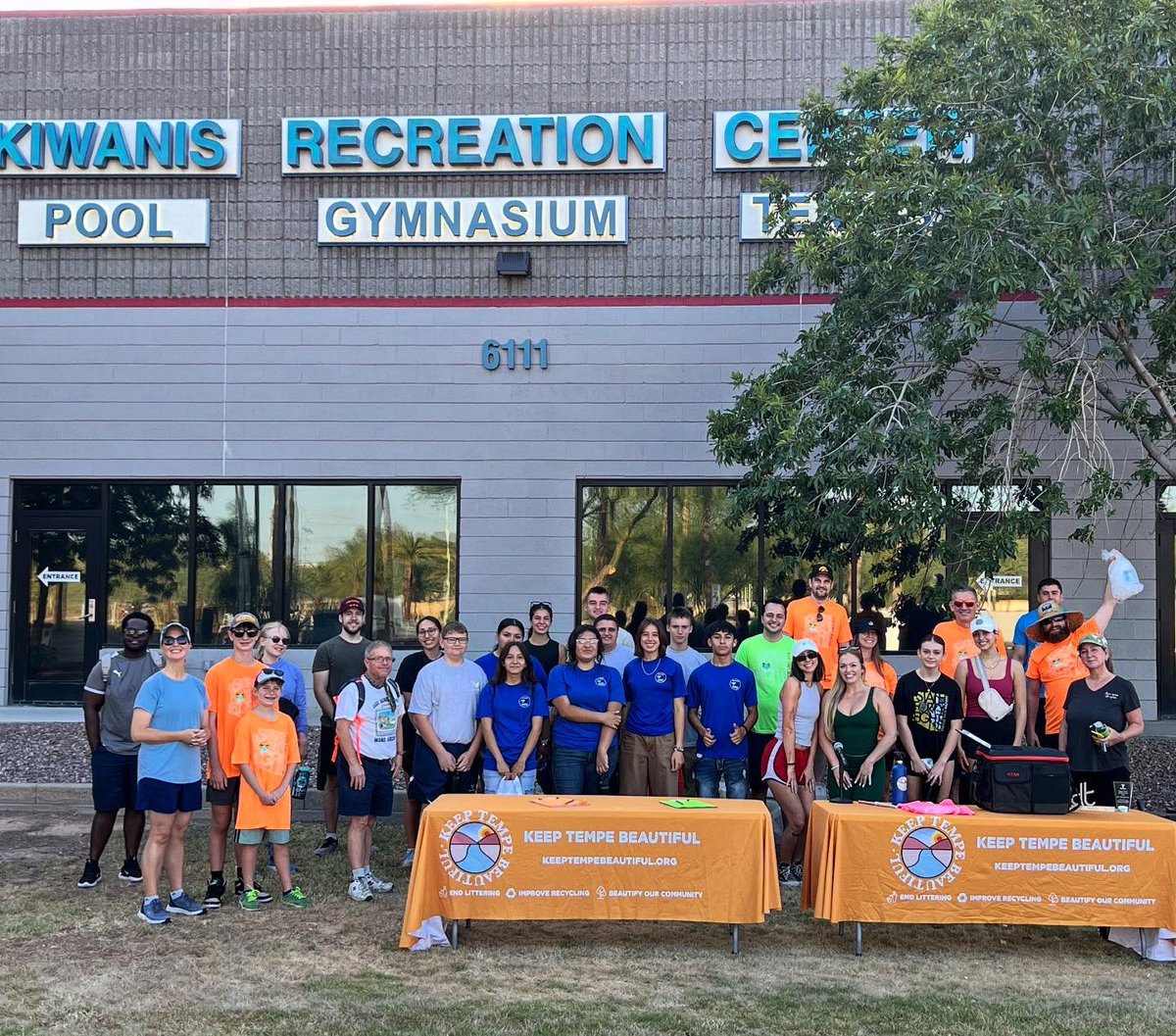 📍 Cleanup Recap: August 16th at Kiwanis Park
Sponsored by Adaptive <a href="/AdaptiveBuilds/">Adaptive</a> 🧼🌳

This past Saturday, 37 amazing volunteers joined us bright and early for our August Keep Tempe Beautiful cleanup at Kiwanis Park! Together, we put in 54 hours of service and made a solid