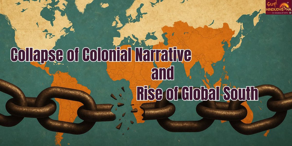 The “Global South” isn’t just an economic label—it’s the voice of nations scarred by colonial loot, now rising to rewrite history. 
stophindudvesha.org/the-rise-of-th…
 The West sold us “progress” while stealing our civilizations. Today, Bharat &amp; others stand not as beggars at their table,