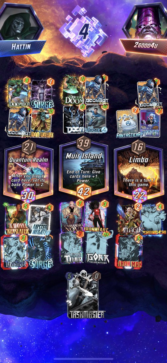 DC_Hattin's tweet photo. Finally!  After so long I hit infinite! I have been playing almost since snap started and always been just a casual play here and there and finally I was like let’s make a run and we did! Pumped! @MARVELSNAP 
#infinite #snap #marvel #marvelsnap #Gorr https://t.co/A8B6hChjST