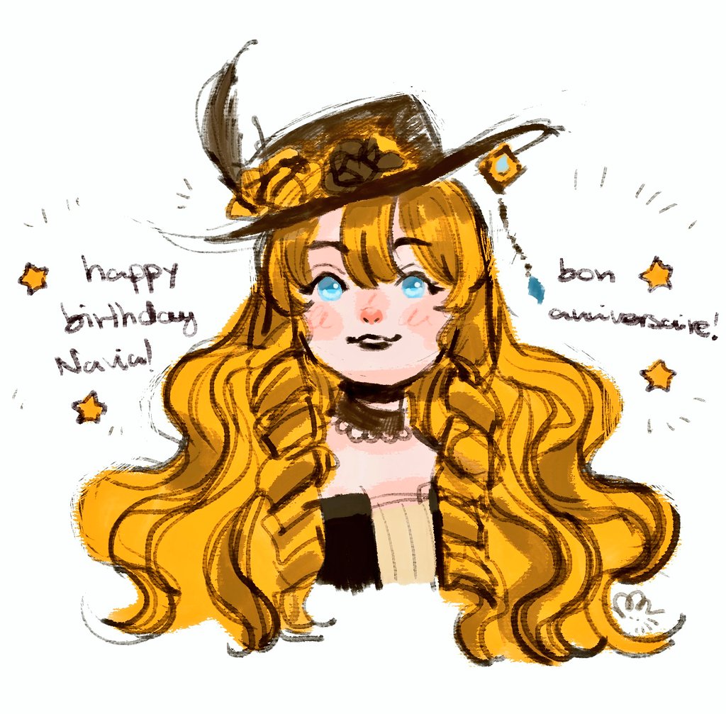 debhakemi's tweet photo. Happy birthday, dear Navia! 🎂🎉✨🌼 #Navia #GenshinImpact #Genshin #ナヴィアお誕生日 https://t.co/hkDmeCDPdP