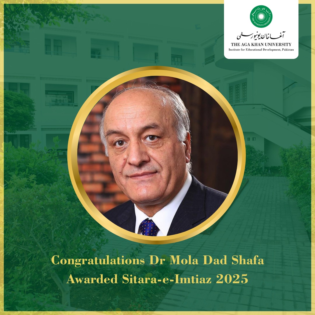 AKUGlobal's tweet photo. Warmest congratulations to AKU's Dr Mola Dad Shafa on receiving the esteemed Sitara-e-Imtiaz in recognition of his dedicated efforts in advancing education. Wishing you continued success in shaping the future of learning!

#PakistanCivilAwards #AKUIED https://t.co/eBOUjzJSB7