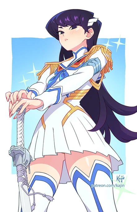 Komi-san in the comiket
