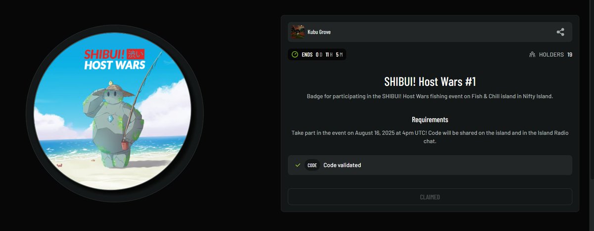Host wars with <a href="/ShibuiUniverse/">SHIBUI! Universe</a>  in <a href="/Nifty_Island/">Nifty Island 🏝</a> <a href="/OtherPageHQ/">Other Page</a>