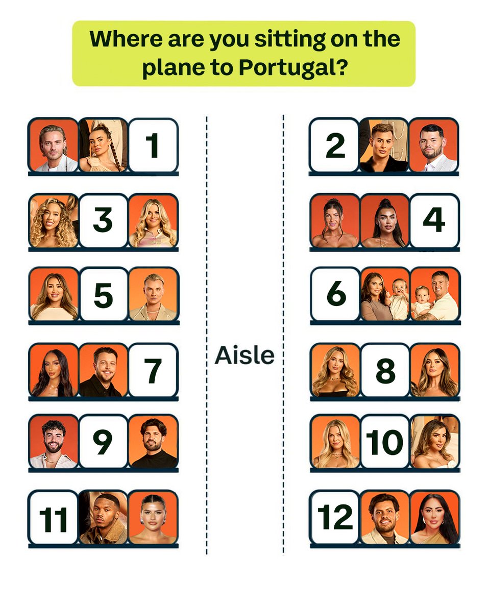 Where are you sitting? 👀✈️ #TOWIE returns this Sunday and Monday on ITV2 &amp; ITVX