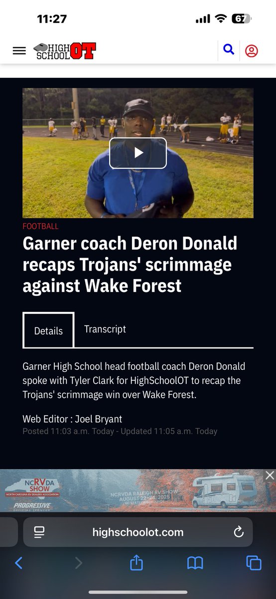 TylerClark55's tweet photo. Blessed to have two more opportunities with @HighSchoolOT to interview coaches at the jamboree! Thank you @JoelBryantHSOT for the opportunity

https://t.co/vpfA7Ii86f

https://t.co/HRTLA0YXVe https://t.co/G2RDYq0faq