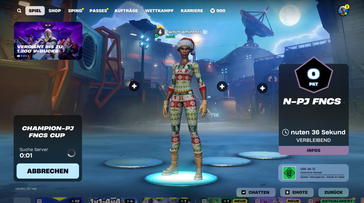 Live twitch.tv/eminfnr1

Skin Cup Gewinnen🥇