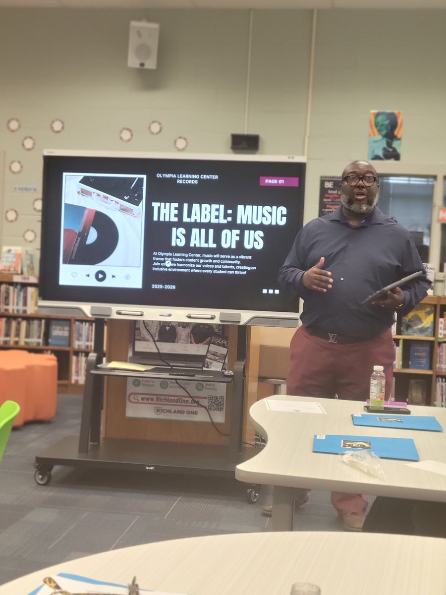 OLC's Bobbie Hartwell Jr. leading the charge! Music Is All Of Us! #RisingTogether