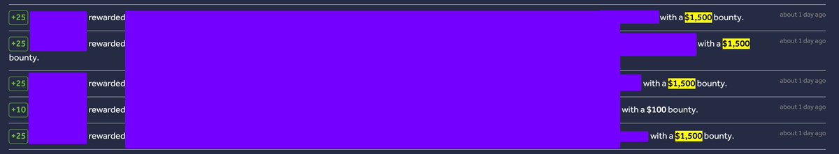 TeslaTheGod's tweet image. Hold On Chat, 

Let Me Move The Median Bounty Amount Real Quick. 

#BugBounty #HackerOne