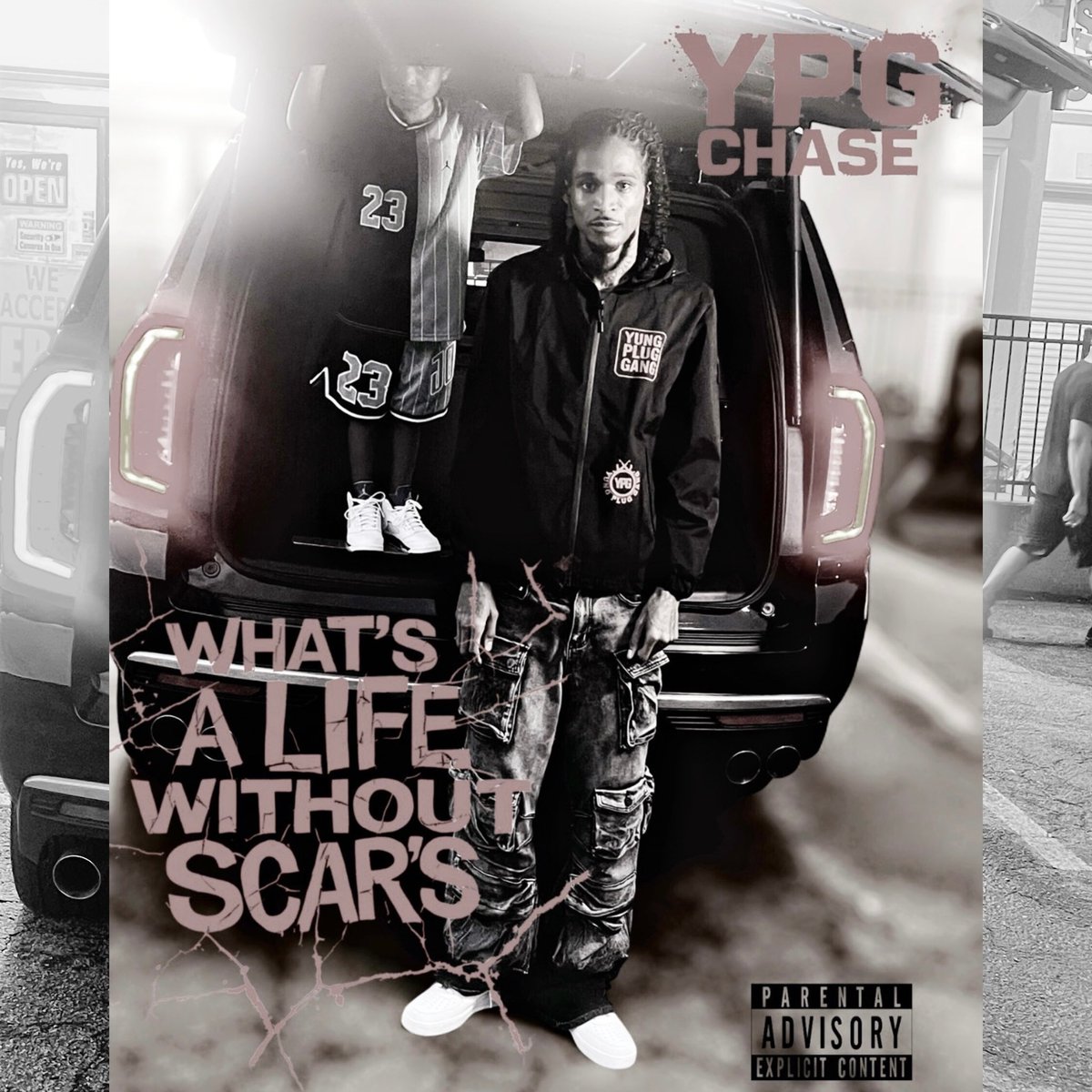 YPG_Chase's tweet photo. “What’s A Life Without Scar’s” 💿&amp; “365”🎥
8/19 📌 
Dropping on all streaming platforms 
9 songs 
LINK IN BIO
#WhatsALifeWithOutScars #Souf #Repost #ProfilePic #YPG https://t.co/nNmxty1GTa