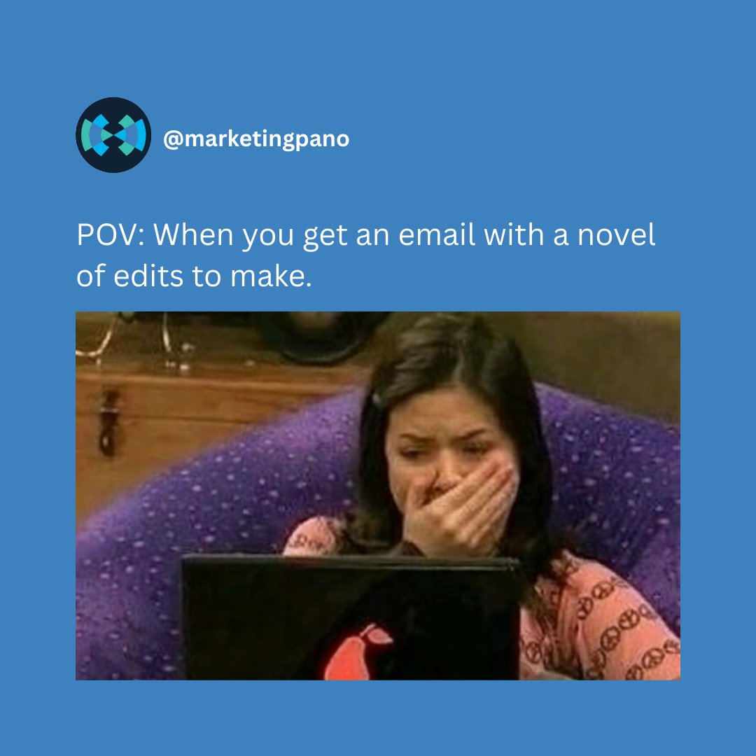 MarketingPano's tweet photo. If you know, you know. Memes that represent our lives in marketing.⌨️ 

#marketing #wichita https://t.co/rabTHUHrb2