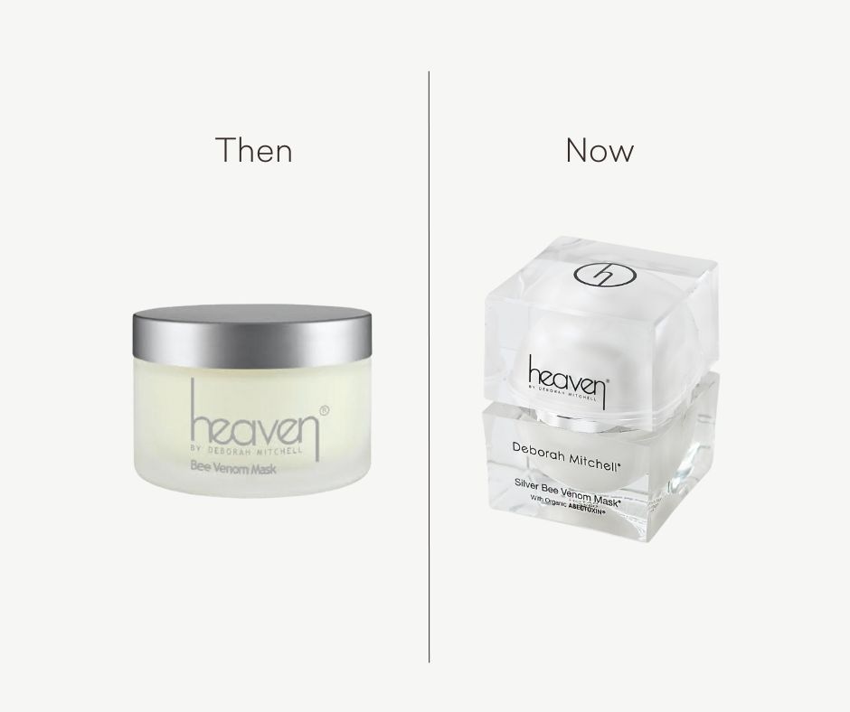 The evolution of a skincare icon. ✨

The Bee Venom Mask may have changed on the outside throughout the years, but it continues to deliver the same powerful lifting and firming benefits to your skin.

Shop - shop.heavenskincare.com/products/bee-v…

#HeavenSkincare #ThenVsNow #BeeVenom