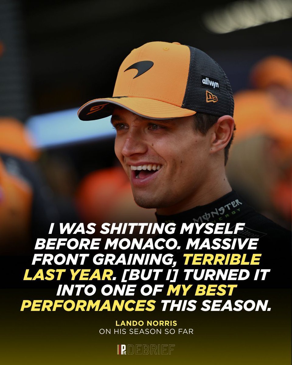 Deep concerns about Monaco before the 2025 edition: Lando Norris reflected on his #F1 season so far and how terrified he was before the Monaco GP due to 2024 struggles 

📸 Photo Credit: McLaren Racing 

#F1 #LandoNorris #mclaren #mclarenracing