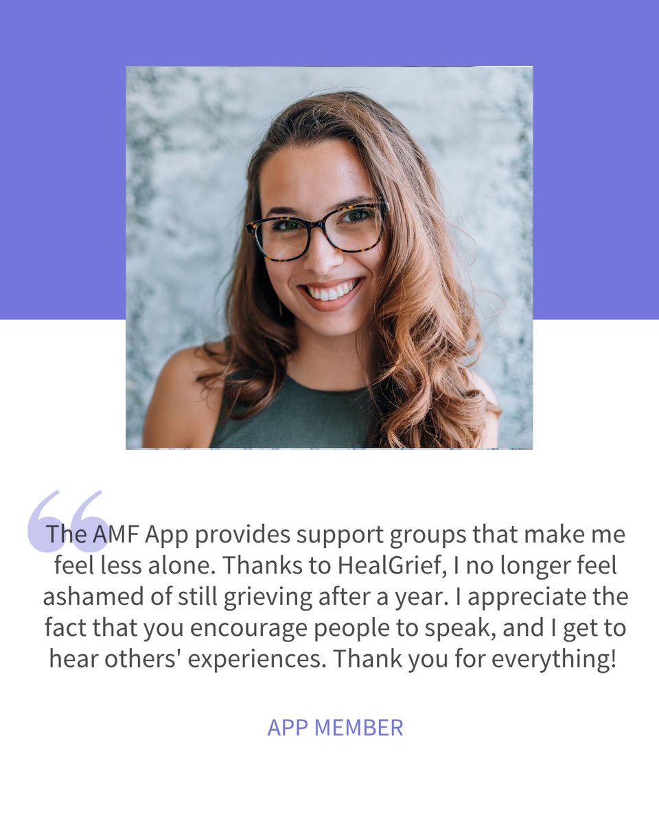 Death changes everything. Routines, perspectives, everything. 

Find support and understanding with the Actively Moving Forward (AMF) app. Join us today: surveymonkey.com/r/AMF_App or tap the link in bio.