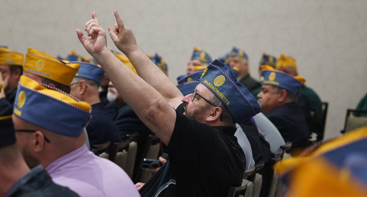 AmericanLegion's tweet photo. “Surpassing 400,000 members shows how much our generations ... value the service &amp; sacrifice our veterans have made so that we all can live free in the greatest nation in the world"
Congrats to our Sons of The American Legion on this record. https://t.co/5BZ5YCtuLY #BestOfTheWeek https://t.co/ehqLyJYqkC