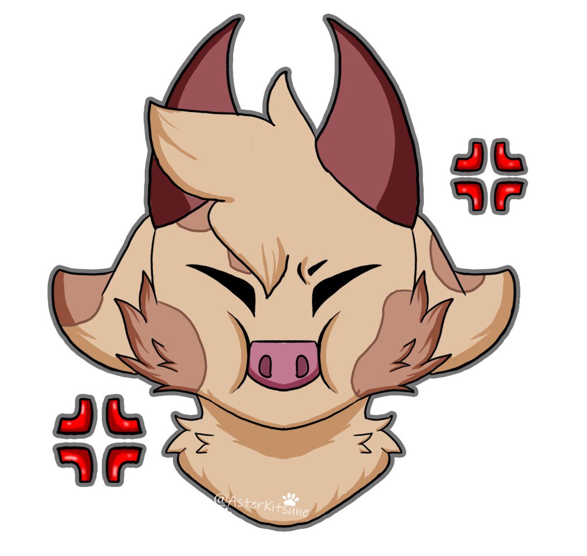 AsterKitsune's tweet photo. redrew Moomoo emotes and plush for @MannyofTheMilk https://t.co/qW5NymX4bM