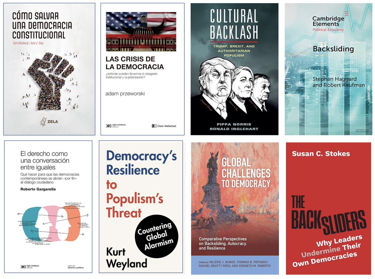 Desafíos actuales para la democracia

Estos son algunos libros que vale la pena leer sobre las tendencias políticas contemporáneas y el estado de la democracia. Comparten la preocupación por las amenazas a la democracia, pero ofrecen análisis ligeramente diferentes.