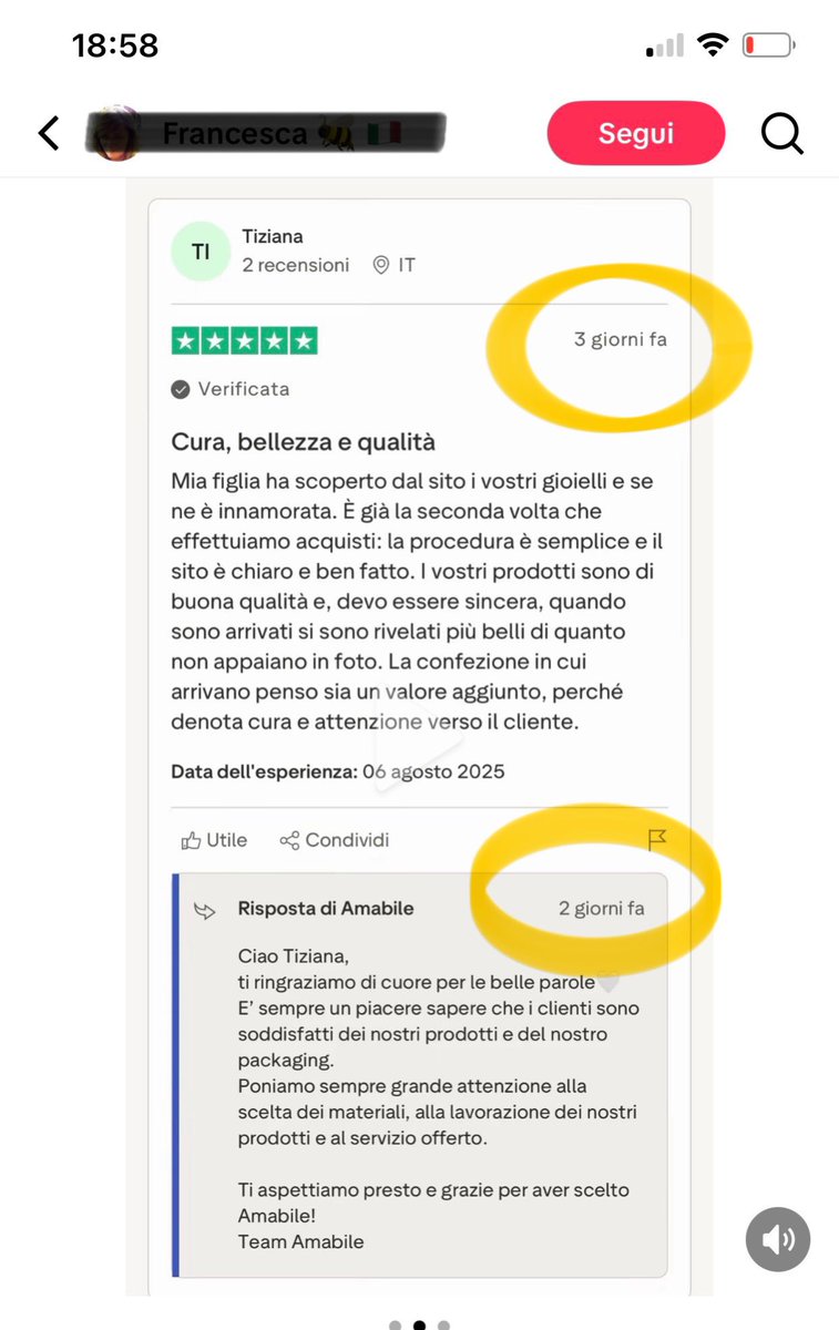ste_ste_14's tweet photo. Chi risponde su Trustpilot ma non risponde ai giornalisti? È la domanda che sta girando (dati alla mano) sull’altro social 🇨🇳 #martinastrazzer #amabile #influcirco https://t.co/z5Y2RvrE7Y