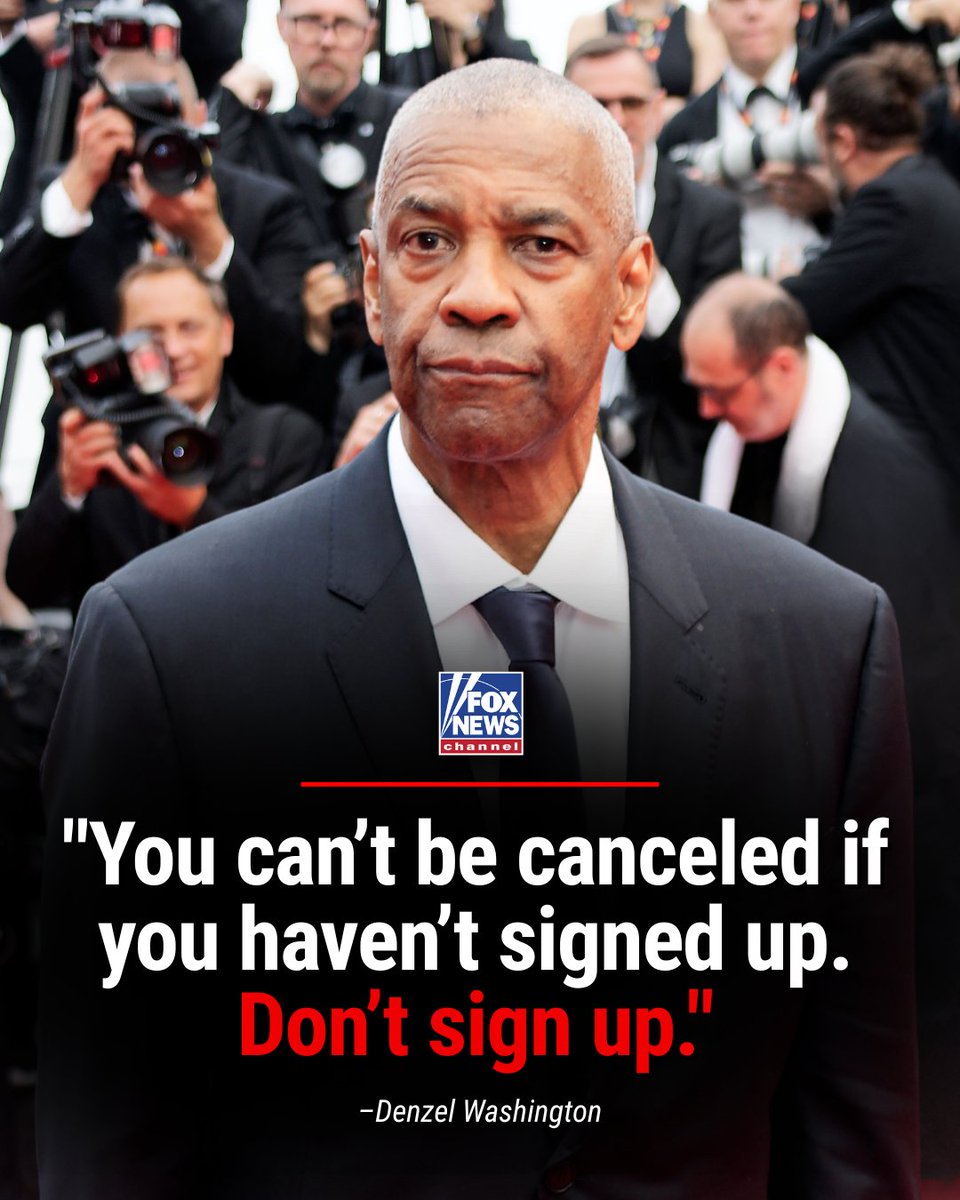 STANDING STRONG: Denzel Washington shuts down cancel culture narrative pushed by Hollywood.