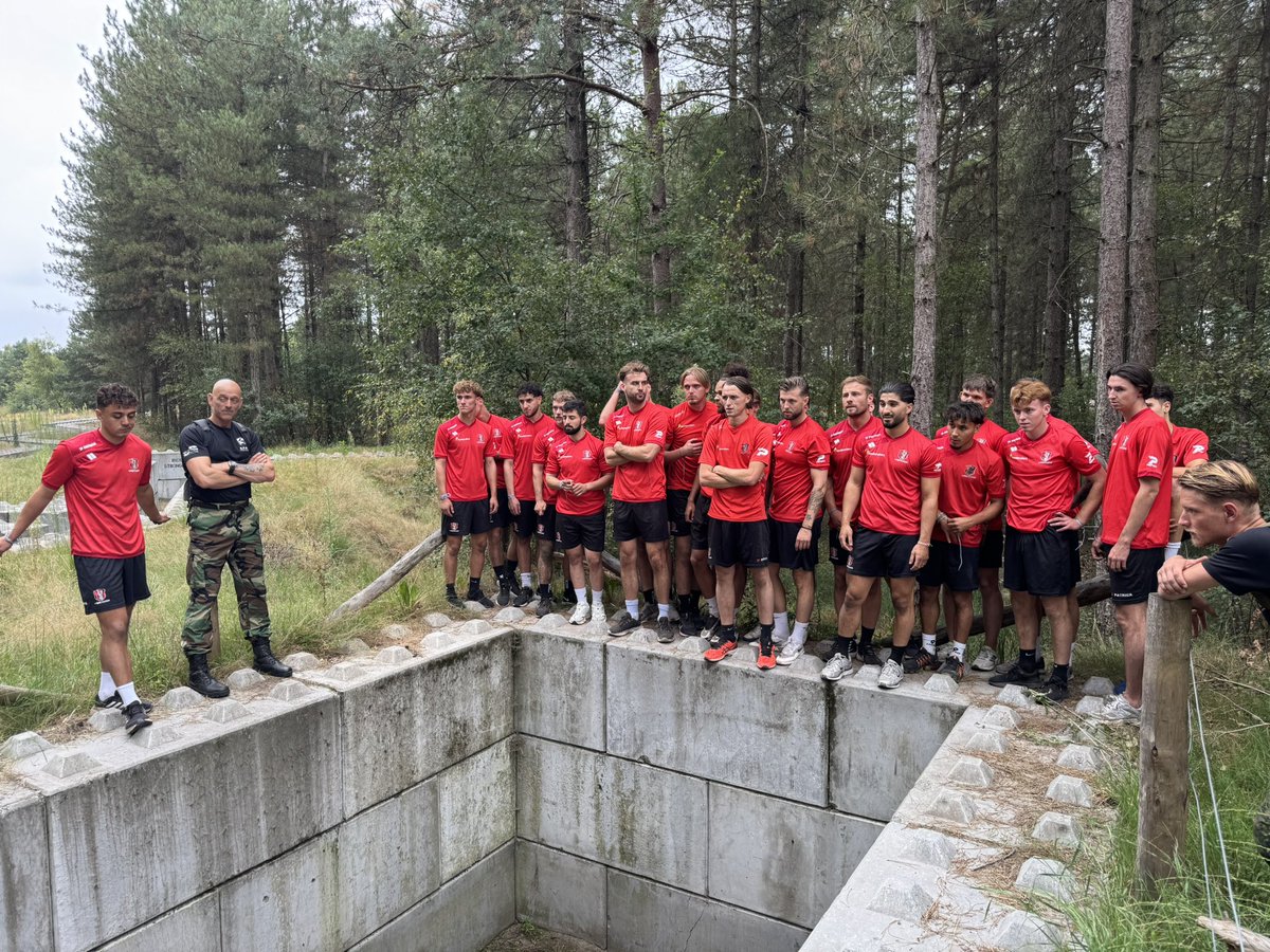 Mooie dag met het nieuwe OJC :
Teambuilding en tot het gaatje gaan zo nu en dan, top prestatie!