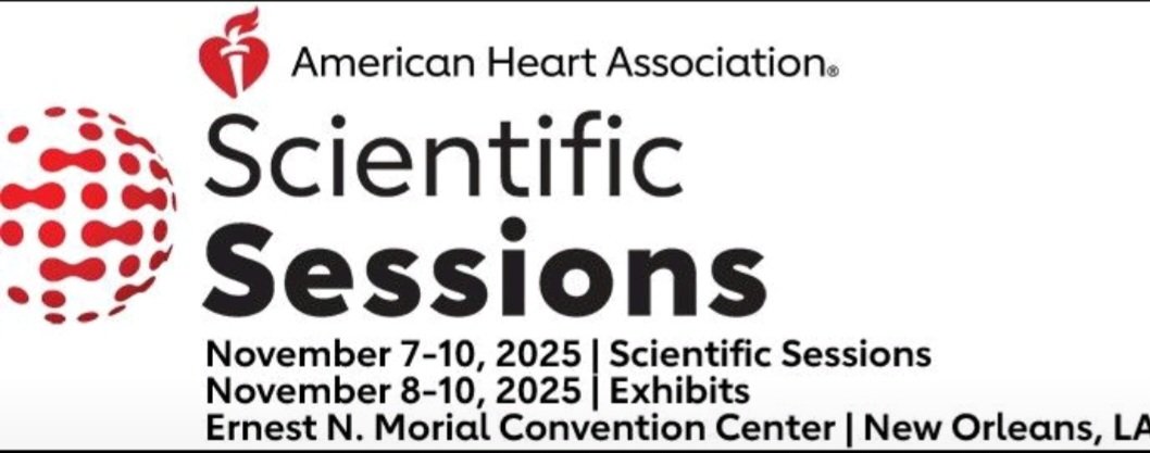 Anosh John (@anosh_here) on Twitter photo Delighted to share that 5 of our abstracts have been accepted for presentation at the AHA Scientific Sessions 2025. Grateful to my mentors and colleagues <a href="/DmitryAbramovMD/">Dmitry Abramov</a> <a href="/FARAZAZHAR20/">Faraz Azhar</a> <a href="/Shehroze279/">Shehroze Tabassum, M.D.</a> <a href="/QasimAmjadMD/">Qasim Amjad, MD</a> <a href="/DrAnumMinhas/">Anum Minhas</a>
#AHA25 #Heart #stroke #cerebrovasculardisease Delighted to share that 5 of our abstracts have been accepted for presentation at the AHA Scientific Sessions 2025. Grateful to my mentors and colleagues <a href="/DmitryAbramovMD/">Dmitry Abramov</a> <a href="/FARAZAZHAR20/">Faraz Azhar</a> <a href="/Shehroze279/">Shehroze Tabassum, M.D.</a> <a href="/QasimAmjadMD/">Qasim Amjad, MD</a> <a href="/DrAnumMinhas/">Anum Minhas</a>
#AHA25 #Heart #stroke #cerebrovasculardisease