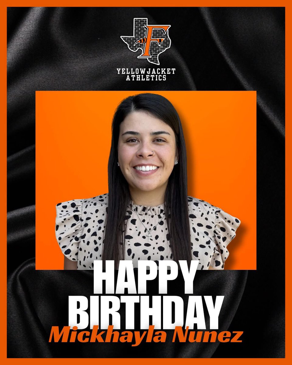 Ferris Yellowjackets Athletics (@jacketnationfhs) on Twitter photo Happy Birthday to our Head Softball and Assistant Volleyball Coach, <a href="/mickhaylanunez/">mick</a>! Thank you for all that you do for Ferris Yellowjackets Athletics! π π
<a href="/castillo_ac/">Tonycastillo</a> <a href="/CoachSGonzo/">Ski Gonzalez</a> <a href="/FerrisISD/">Ferris ISD</a> Happy Birthday to our Head Softball and Assistant Volleyball Coach, <a href="/mickhaylanunez/">mick</a>! Thank you for all that you do for Ferris Yellowjackets Athletics! π π
<a href="/castillo_ac/">Tonycastillo</a> <a href="/CoachSGonzo/">Ski Gonzalez</a> <a href="/FerrisISD/">Ferris ISD</a>