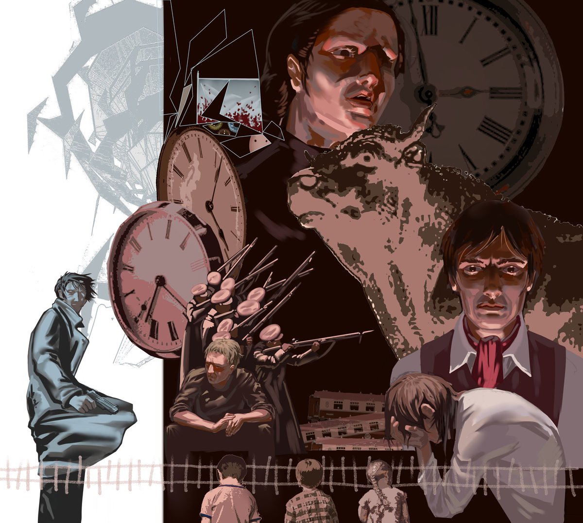 Shern_kino's tweet photo. I want to see and touch "Pathologic 3" already. I made a small poster, I like how Dankovsky looks in schizophrenia.

My art is good, the algorithm just ignores me🙏
#pathologic #морутопия #pathologic2 #daniildankovsky #dankovsky https://t.co/DjAxCmO4n1