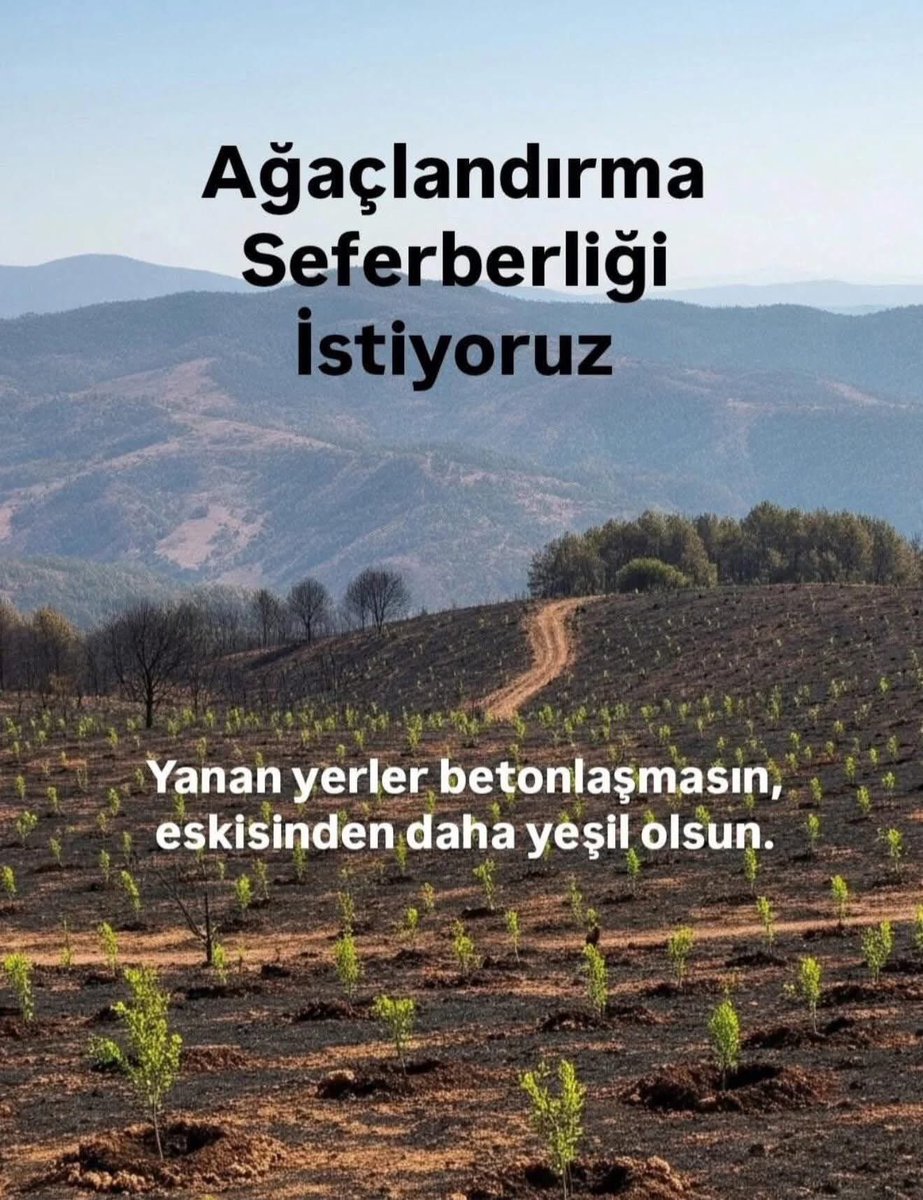 Diyanet 
kapatılsın yerine 
yangın söndürme 
uçağı alınsın.

#diyanetkapatılsın 
#OrmanVatandır 
#AğaçSeferberliğİstiyoruz