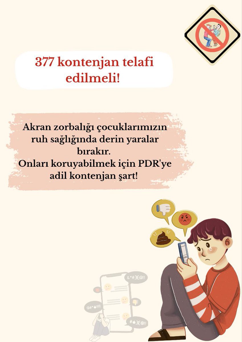 Öğrencilerin ruh sağlığı göz ardı edildikçe maarıf yüzyılını gerçekleştirebilmek mümkün olmayacaktır. Bunun için PDR normu !
#PDREnaz2000
<a href="/cftcblnt/">Bülent ÇİFTCİ</a>