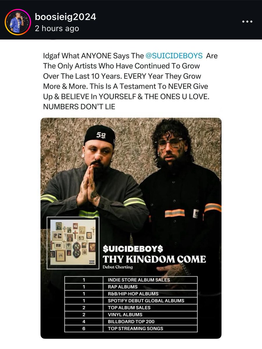 G59News's tweet photo. Boosie Badazz with some words on $uicideboy$ &amp; their insane growth the past 10 years‼️👀 https://t.co/fyZL7PTtQg