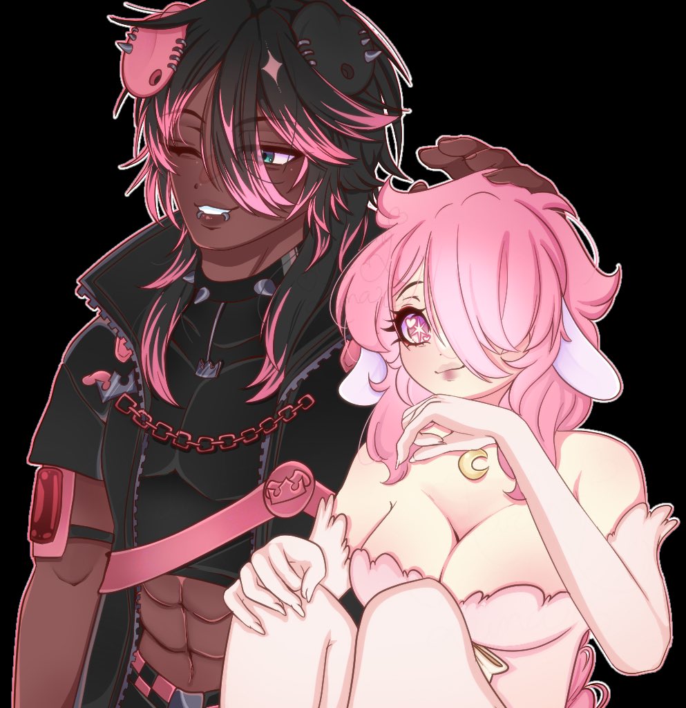 XarlingLuna's tweet photo. Kuji and Companion 🐶 👑 🐰
#KujiArt #Kuji #myart #ENVtuber #Predebute https://t.co/ADPy1LwyhN