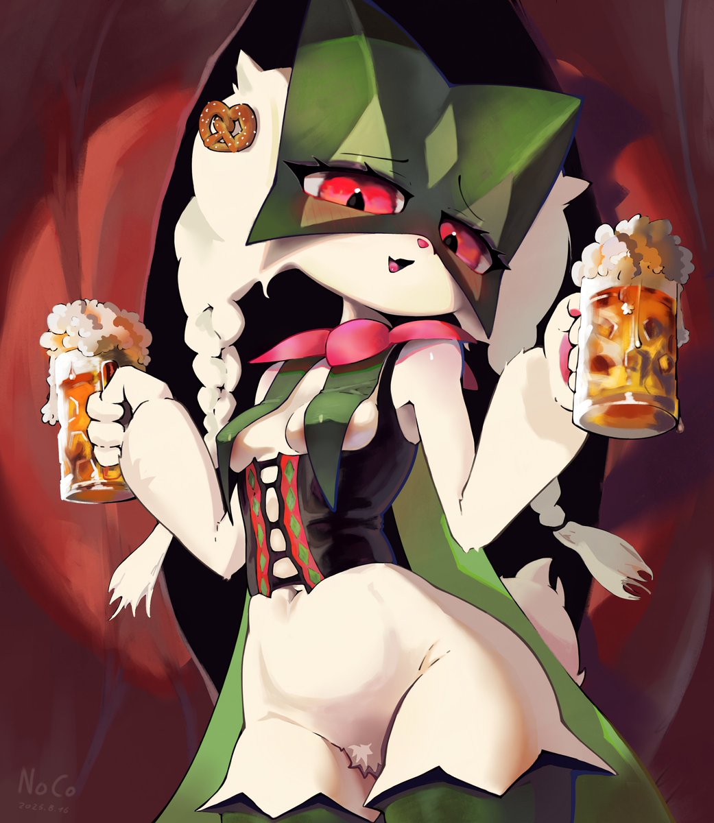 _NoConcession_'s tweet photo. Oktoberfest-Beercat Meowscarada

Would you hit on her?

#Pokemon https://t.co/ydUDpub1Id