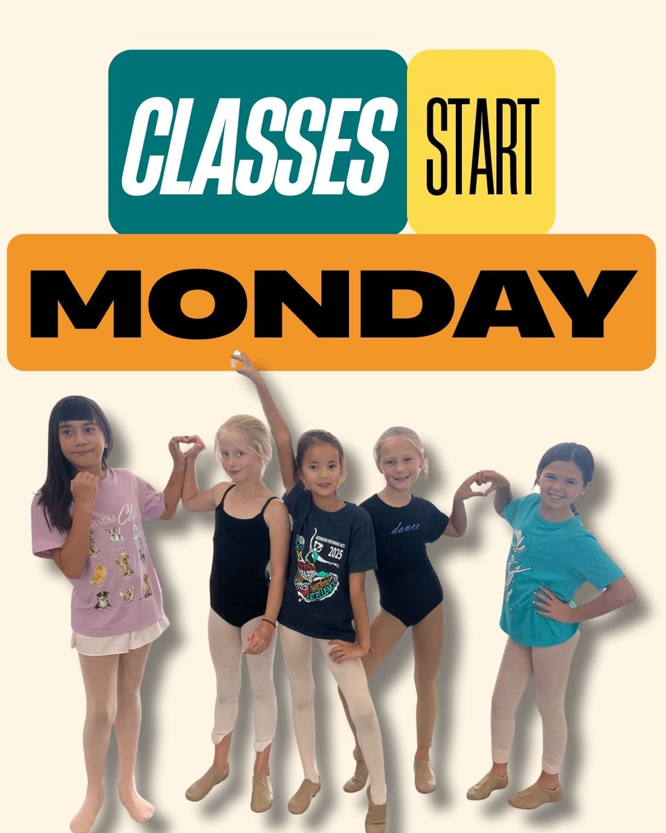 Classes start MONDAY! 

Are you ready? Are you excited? WE ARE!

#greensborodance #greensborotheatre #greensboromusic