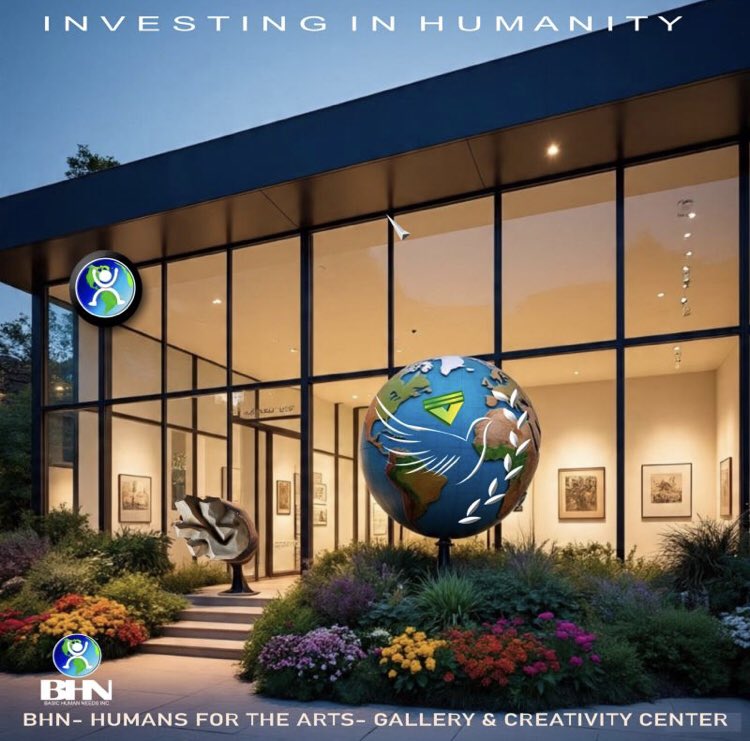 BHN-Humans for the arts. Gallery &amp; Creativity Center. The urgency for human creativity and support for the arts in the age of the AI revolution lies in the preservation of our distinctly human perspective. 
#SupporttheARTS #Creativity #Humanity #ImpactInvesting #Gallery