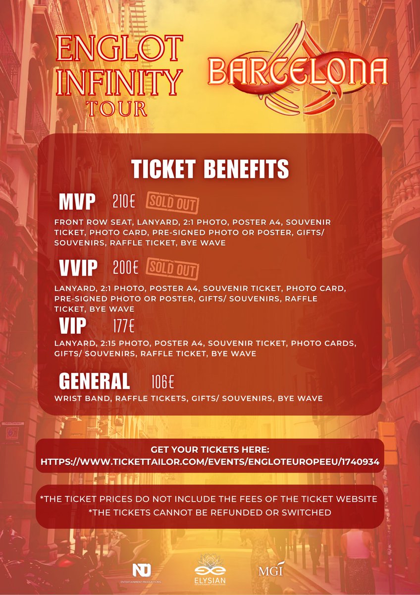 Elysian_EP's tweet photo. 🚨 MVP & VVIP tickets are SOLD OUT! 

🚨VIP is now the last ticket tier with a photo op 📸 — don’t miss your chance! 💜

✨ General tickets are still available for the full Englot experience — music, laughter & unforgettable moments. 🎤🌙

🎟️ Grab yours now: : https://t.co/kWEwM00GwC

#EnglotInfinityTour #Englot #NTJproduction #ElysianEP
 #englot #อิงล็อต
#ชาล็อตออสติน #CharlotteAustin
#อิงฟ้ามหาชน #EngfaWaraha
@itscharlotty @EWaraha