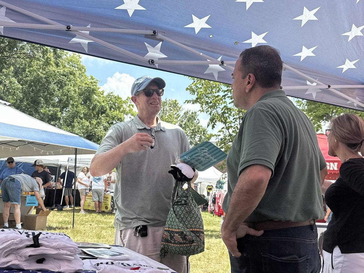 We’re baking in the heat but having an absolute blast with Republican Party of Mercer County at the Harrodsburg Pioneer Days festival! Every day, I meet more Central Kentuckians who are not only ecstatic but also relieved I’ve entered the KY-06 race. They know I’m the candidate