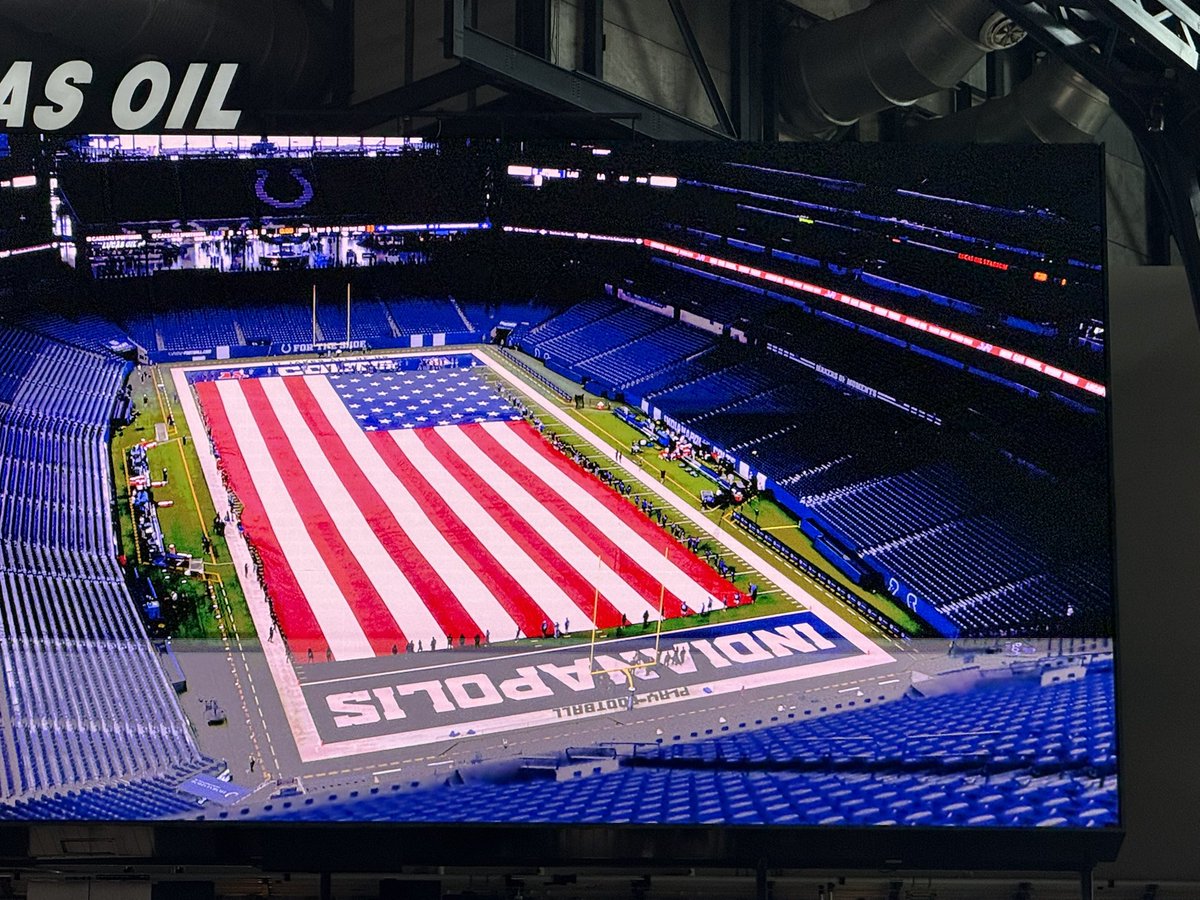 lnwildcats's tweet photo. Our flag football team was on the field at Lucas Oil stadium today helping with presenting the colors at the Colts game! Great job ladies! @ltgoodnews @LNHSwildcats @CoachMimms https://t.co/Znw47w7oxu