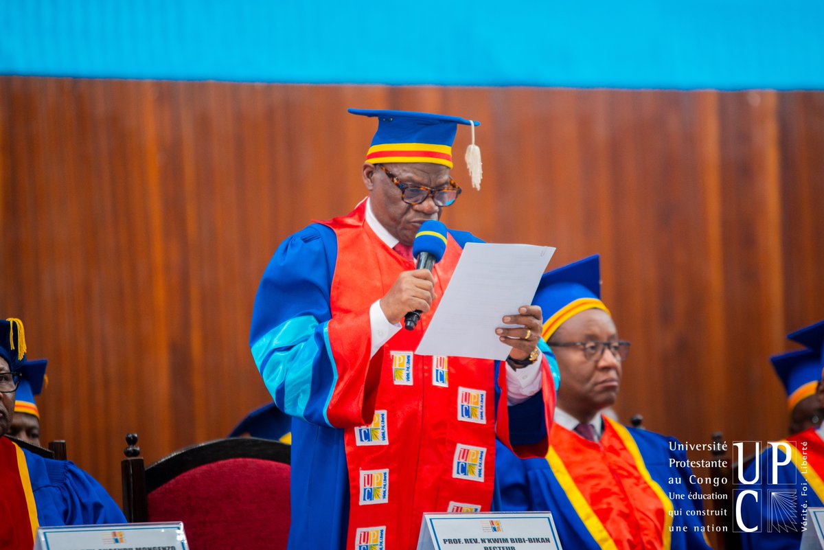 UPCofficiel's tweet photo. GRADUATION 2024-2025.
Aujourd’hui : l’Université Protestante au Congo (UPC) a célébré la réussite de ses lauréats !
Une nouvelle génération de serviteurs de la société, engagés et compétents, se lève pour transformer l’avenir.
Félicitations à tous ! #UPC #Graduation https://t.co/o9S3qGRcPw