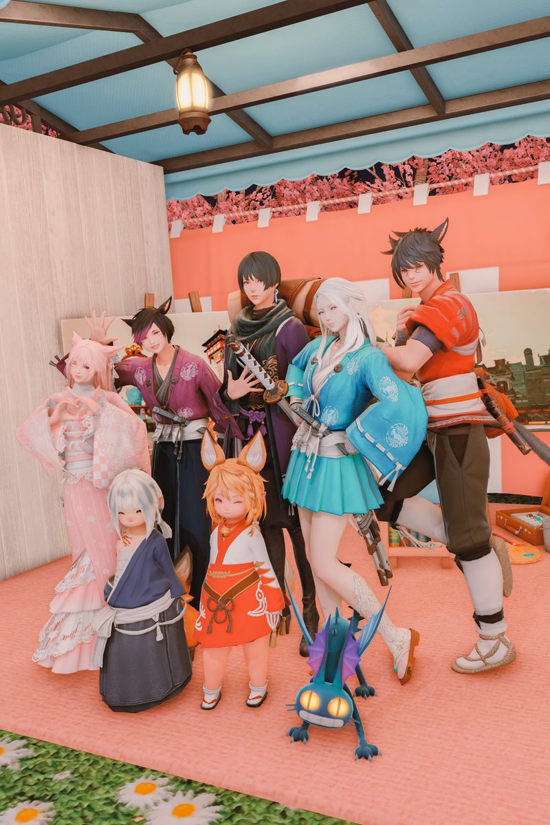 エレの夏祭り、楽しかった～！！！
Gimmeartのスタッフとして、働いてみて～
えいごよわよわやけど～頑張った！；；

Gimmeart staff at natsumatsuri～

It was REALLY a fun night ;-; ;-; 🥹 
Thankyouuu !! ;-; ;-; ;-; 

#MatsuriFFXIV #FFXIVGAMC #ElementalDC