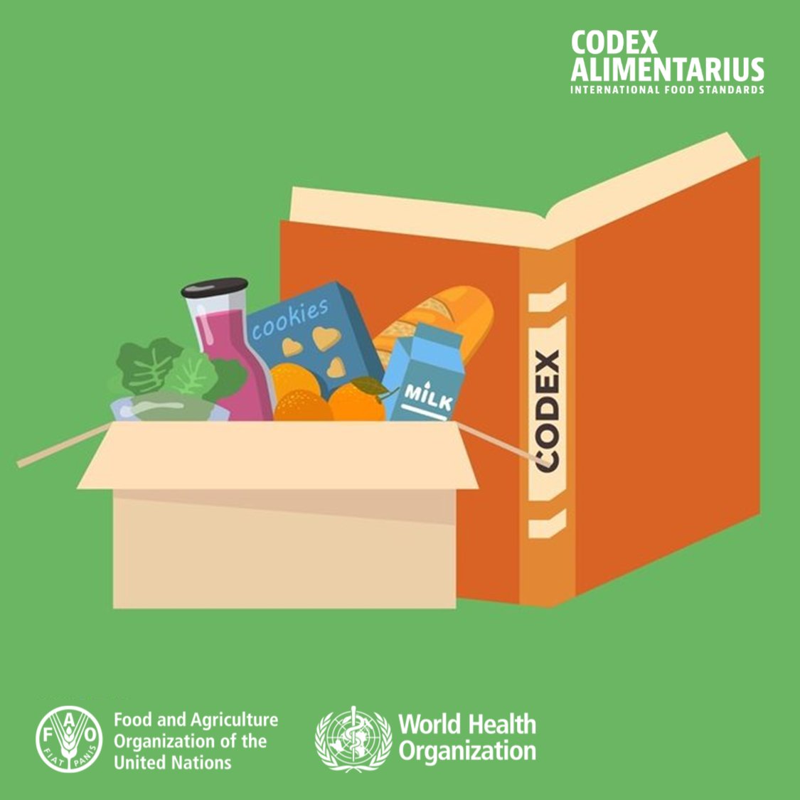📝 | Codex standards help to ensure food is safe. 

👉 They are based on science and advise policymakers what food production, processing, handling and preparation practices are needed to make food safe.

➕ℹ️➡️ bit.ly/CodexTexts

#Codex | #FoodSafety