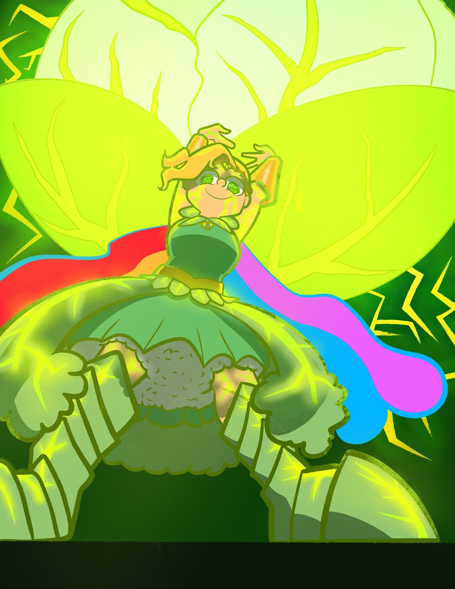 DELICIOUSNESS DEVISTATION 🥬

#RACartfight attack against pachirsdoodles over on 💙🌤️ (again) 

#Runescape #magicalgirl