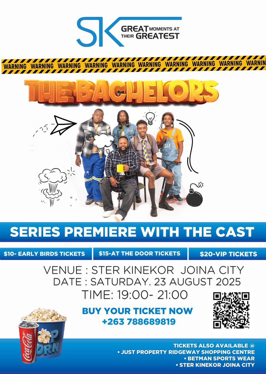 TinayeWayneFamilyShow (@tinayechiketa) on Twitter photo We are premiering The Bachelors <a href="/sterkinekor/">Ster-Kinekor</a> Joina City on the 23rd of August. Wangu, please come through and let’s create good memories together. We are premiering The Bachelors <a href="/sterkinekor/">Ster-Kinekor</a> Joina City on the 23rd of August. Wangu, please come through and let’s create good memories together.