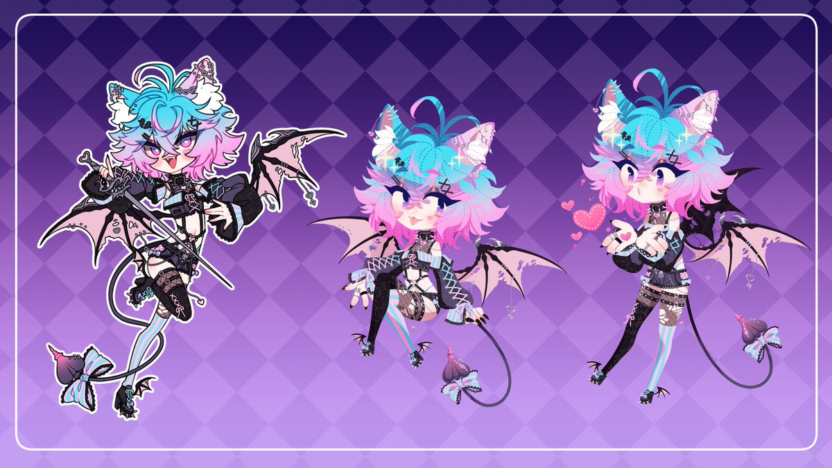 kinnimin's tweet photo. Leggy chibi and Spongy chibis for @kesuwuception 💗
Tysm for the support babe!💗💗💗

#KesPaint https://t.co/vo6vUa6CV5